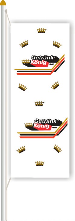 Firmenfahne Getränke König