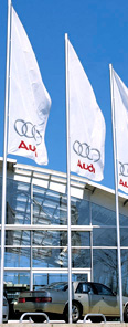 Werbefahnen Audi