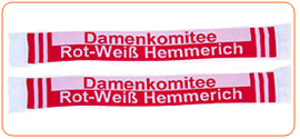 Jacquard-Fanschal: Damenkomitee Rot-Weiß Hemmerich