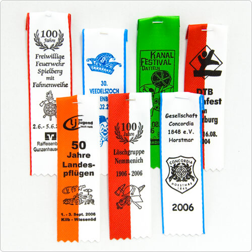 Festabzeichen Muster Festabzeichen (Bandabzeichen) Muster in verschiedenen Farben mit unterschiedlichen Motiven