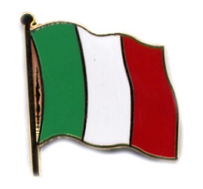 Anstecknadel - Italienische Flagge