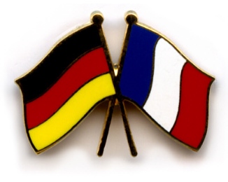 Freundschafts-Pin Deutschland-Frankreich