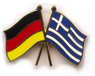 Freundschafts-Pin Deutschland-Griechenland