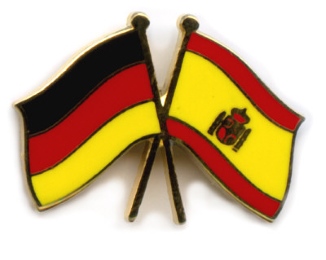 Freundschafts-Pin Deutschland-Spanien
