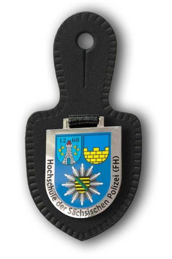 Polizeiabzeichen, Police badge Hochschule Sachsen