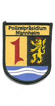 Polizeiabzeichen Polizeipräsidium Mannheim