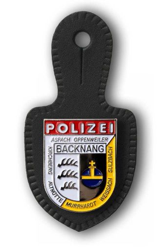 Polizeiabzeichen, Police badge Polizei Backnang