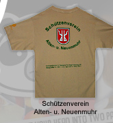 T-Shirt mit Aufdruck Schützenverein Alten- u. Neuenmuhr