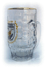 Krüge, Glaskrug ( Glasseidel) mit Dekor