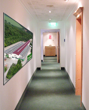 Luftbilder Firma Heizomat Korridor