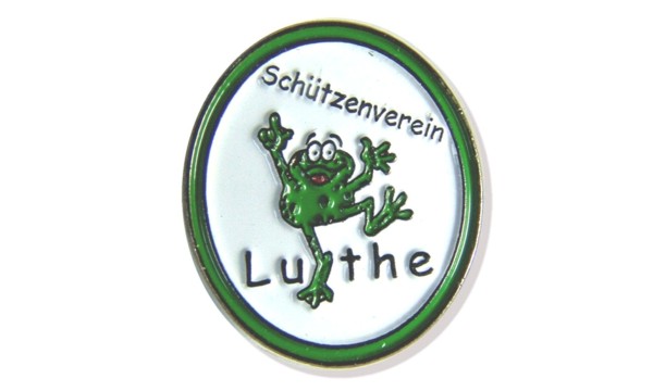 Pins im Offsetdruck: Luthe