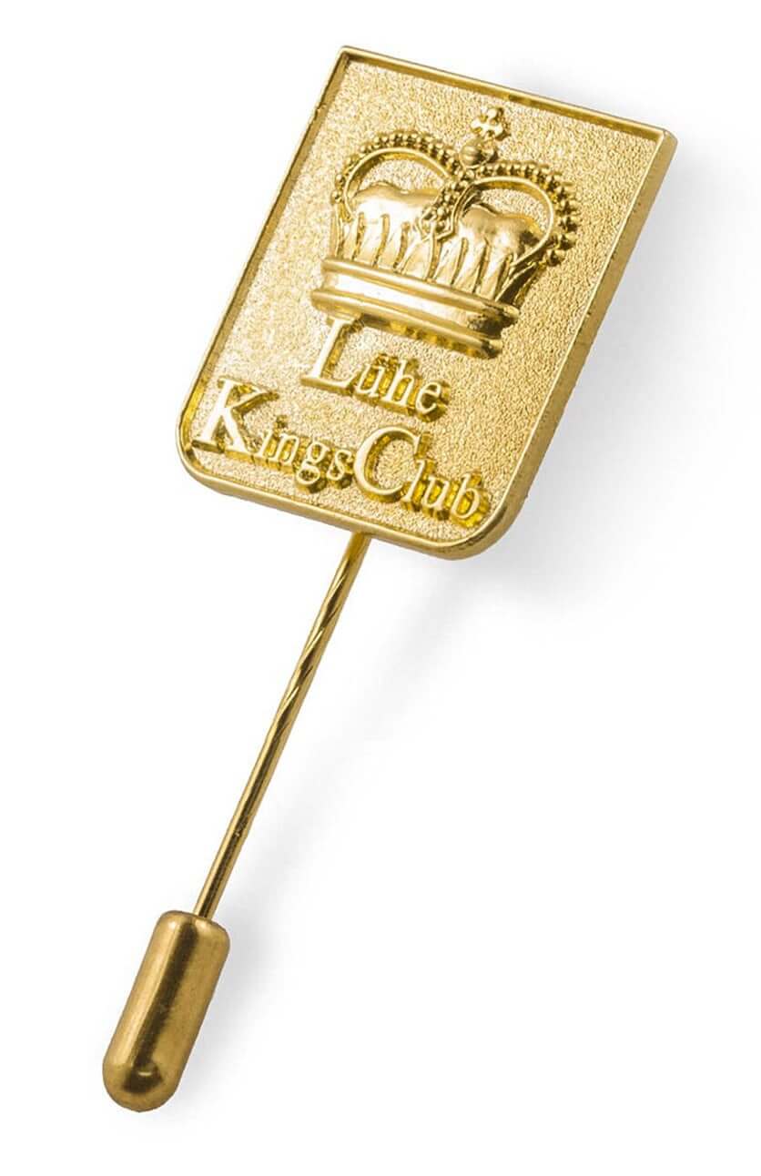 Anstecknadel mit langer Nadel: Kings-Club