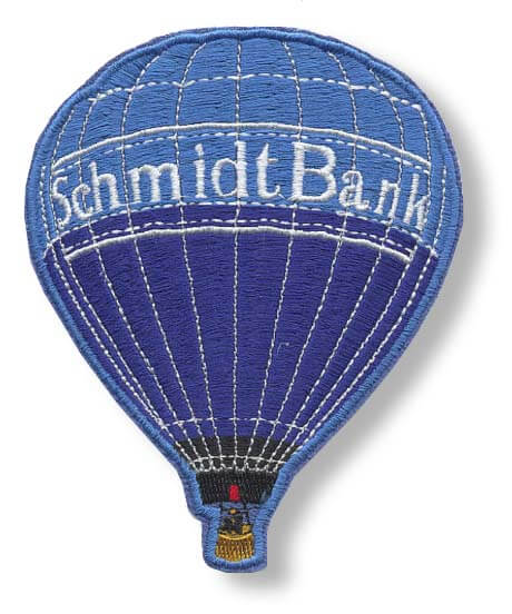 Aufnäher Ballonsport Schmidt Bank