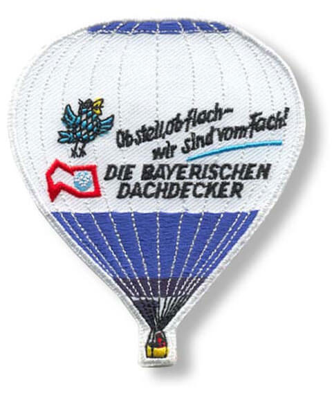 Aufnäher Ballonsport Die Bayerischen Dachdecker