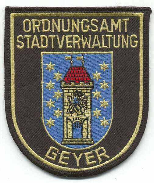 Aufnäher Stadt / Behörden Geyer