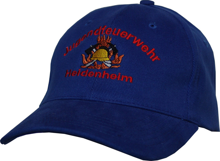 Bedruckte Caps Jugendfeuerwehr Heidenheim