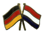 Pin mit Flaggen Deutschland - Frankreich