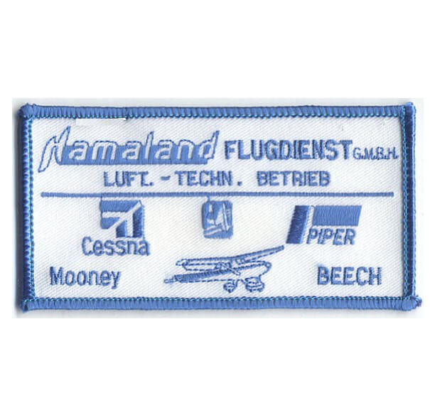 Flugsport Aufnäher Hamaland Flugdienst GmbH