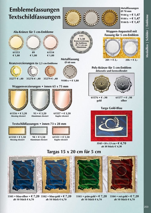 Ehrenpreise Schilder