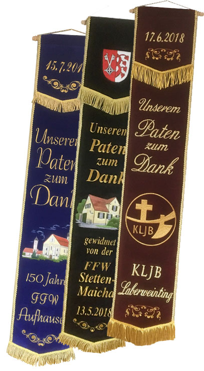 fahnenbänder