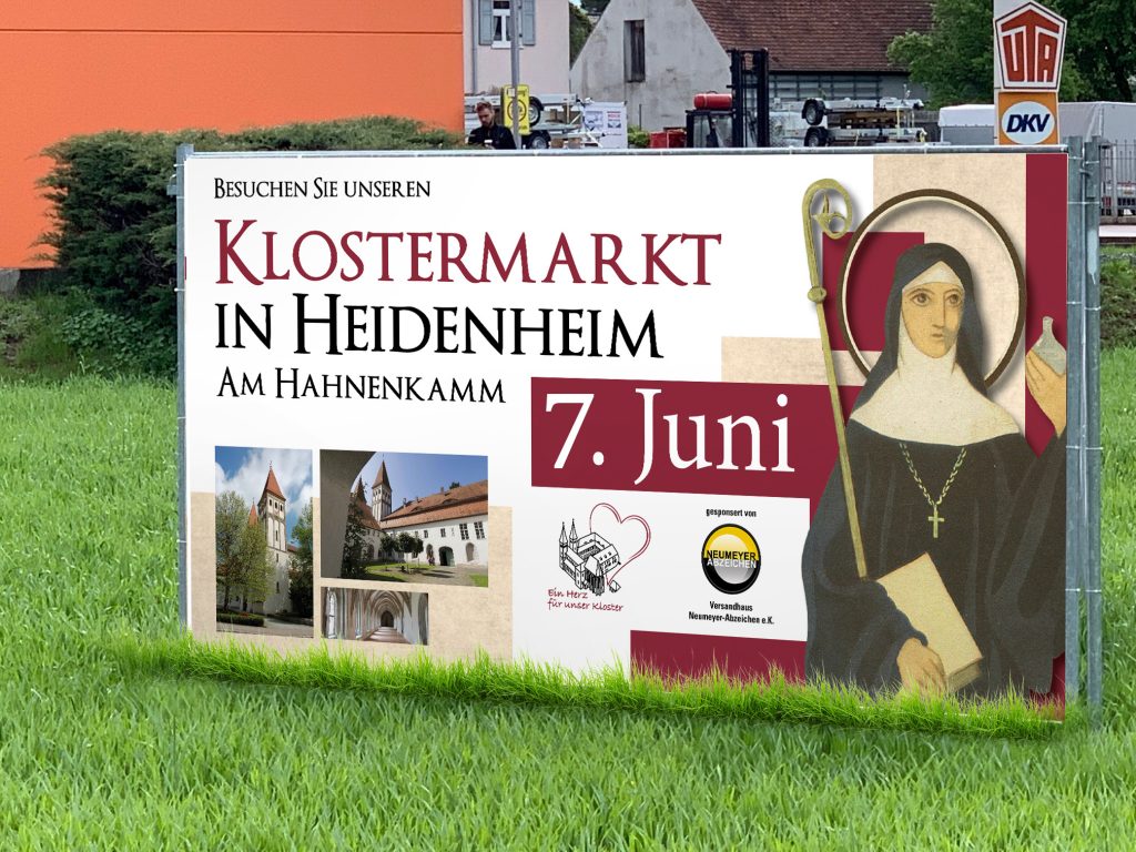 Bauzaunbanner Klostermarkt