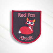 Aufnäher Softair / Paintball Red Fox