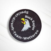 Aufnäher Softair / Paintball Wetterau Black Eagles