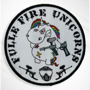 Aufnäher Softair / Paintball Fulle Fire Unicorns