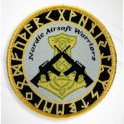 Aufnäher Softair / Paintball Nordic Airsoft Warriors