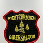 Aufnäher Biker Fichtenranch Bikersaloon