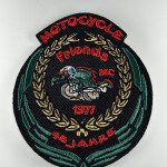 Aufnäher Biker Motocycle Friends 45 Jahre