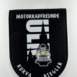 Aufnäher Biker Motorradfreunde Ulm Kurva Biegler