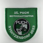 Aufnäher Biker 25. PUCH Motorradtreffen Stoizendorf 2023