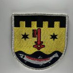 Aufnäher Angelsport Gelb Schwarz